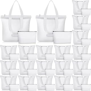 Silkfly Canvas Tote Bags Zipper Bulk