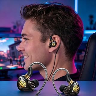 Wired Headphones with Computer Specific USB Interface 98 Inches in Ear Earphones for Computer Laptop Stereo Surround Sound Noise Cancelling Earbuds Earphones