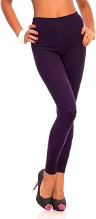 Futuro Fashion - Women's Cotton Leggings Plain Soft Plus Size