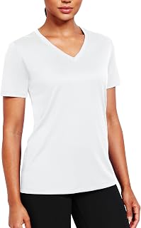 Women's Training Tops Short Sleeve Athletic T-Shirts UPF 50+ Sun Protection Quick Dry Running T-Shirts