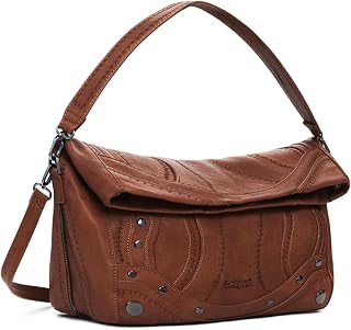Desigual - Embro Patch Hand Bag, HANDBAG Unisex - Adulto
