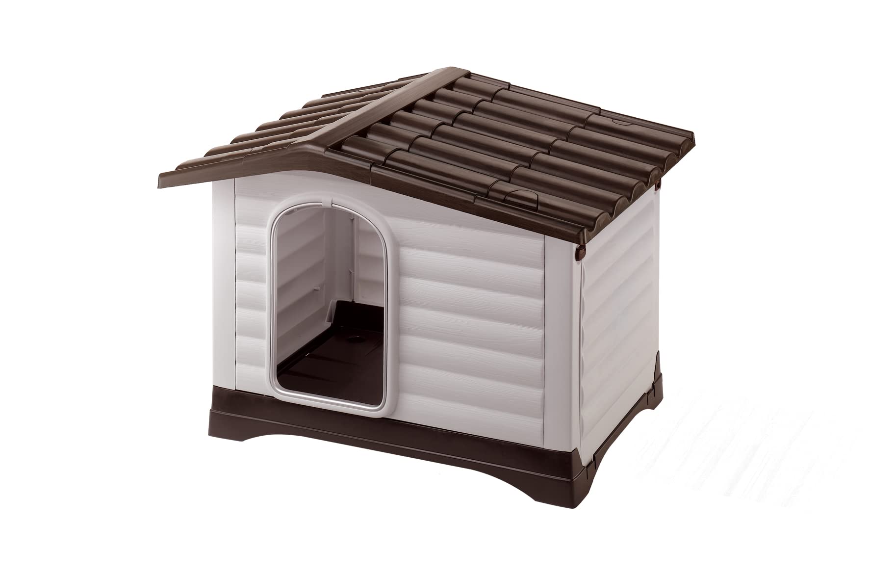 Ferplast DOGVILLA 70 Dog House, Openable Side, Raised Anti-Humidity Base, Liquid