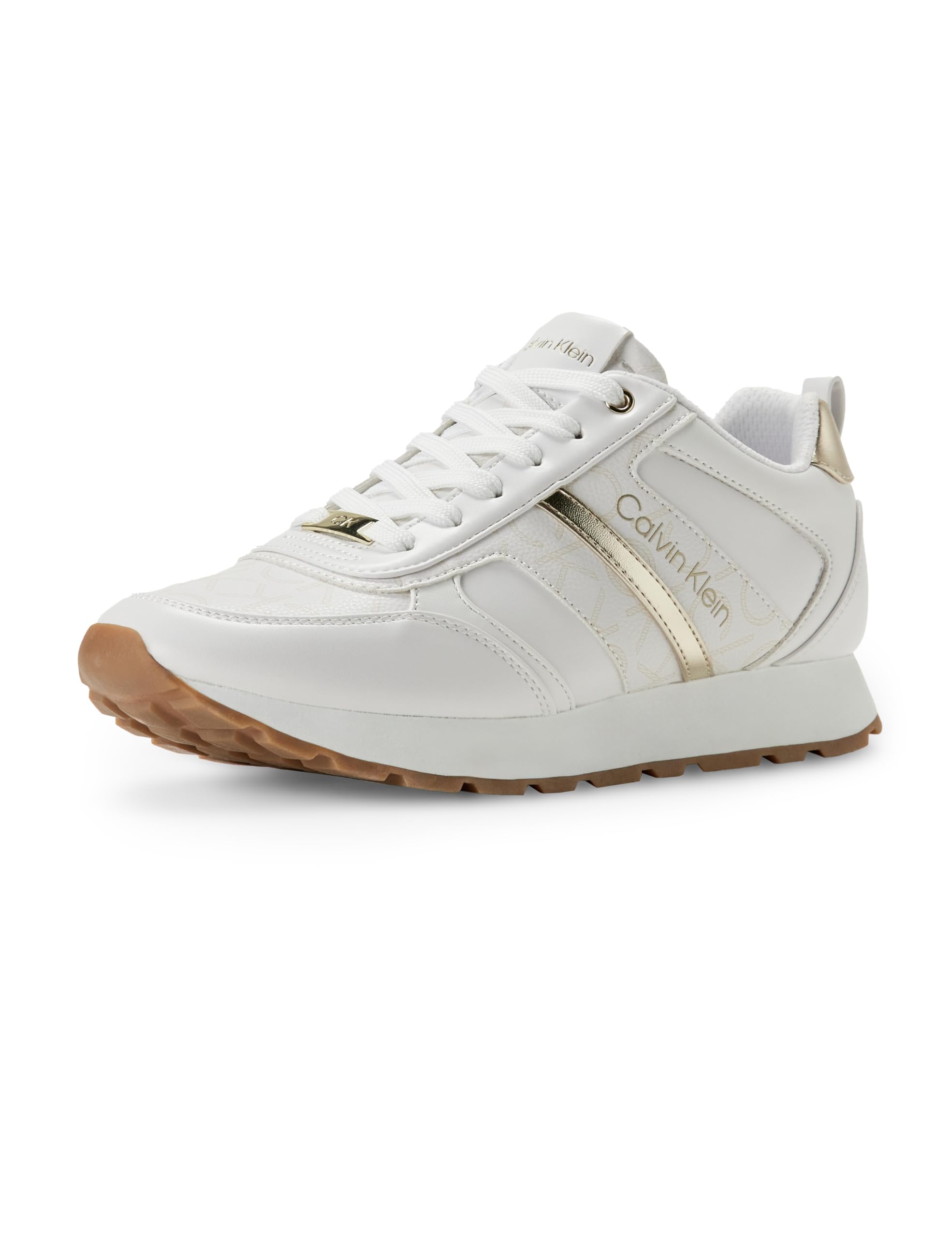 Calvin Klein Carlla Women's Sneakers Boots White Logo 146 26.0 cm