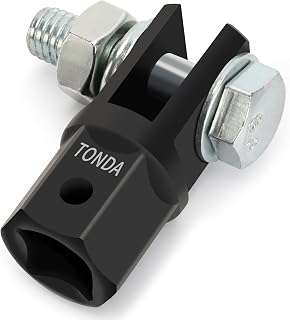 TONDA Scissor Jack Drill Adapter, 1/2 in Drive, 13/16 in Lug Wrench | Converts a compatible scissor jack for use with a 1/2 in drive impact wrench or 13/16 in lug wrench for faster lifting