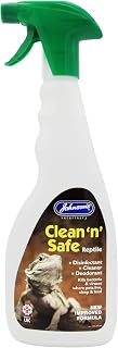 Johnsons Clean 'N' Safe Reptile 500ml - Disinfectant Spray for Vivaria, Kills Bacteria & Viruses