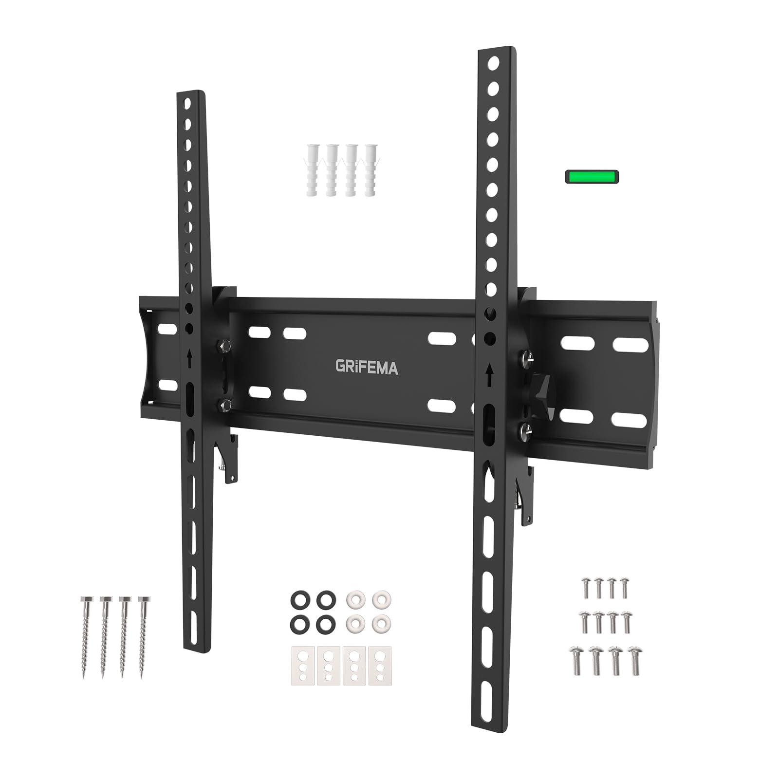 GRIFEMA Tilt TV Wall Bracket for 26 to 65 Inch TVs | Up to 50kg, Max VESA 400x40