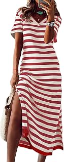 Wkior Women's Summer Dress with Halter Neck and Pocket