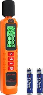 Decibel Meter, XIAOCETOOL®, Noise Decibel Reader, Sound Level Meter – Range 30-130dB, Max/Min, A-Weighted, with Backlit LCD Screen, Data Hold, Fast/Slow, for Home, Outdoor & Noisy Neighbors