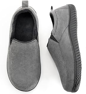 RockDove Men's Breathable Mesh Slipper with Nonslip Sole