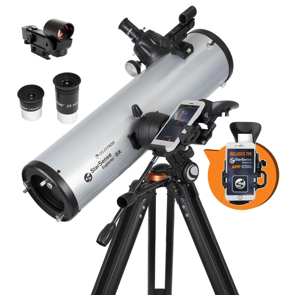 Celestron StarSense Explorer DX 130AZ Smartphone Guided Newtonian Telescope | Sm