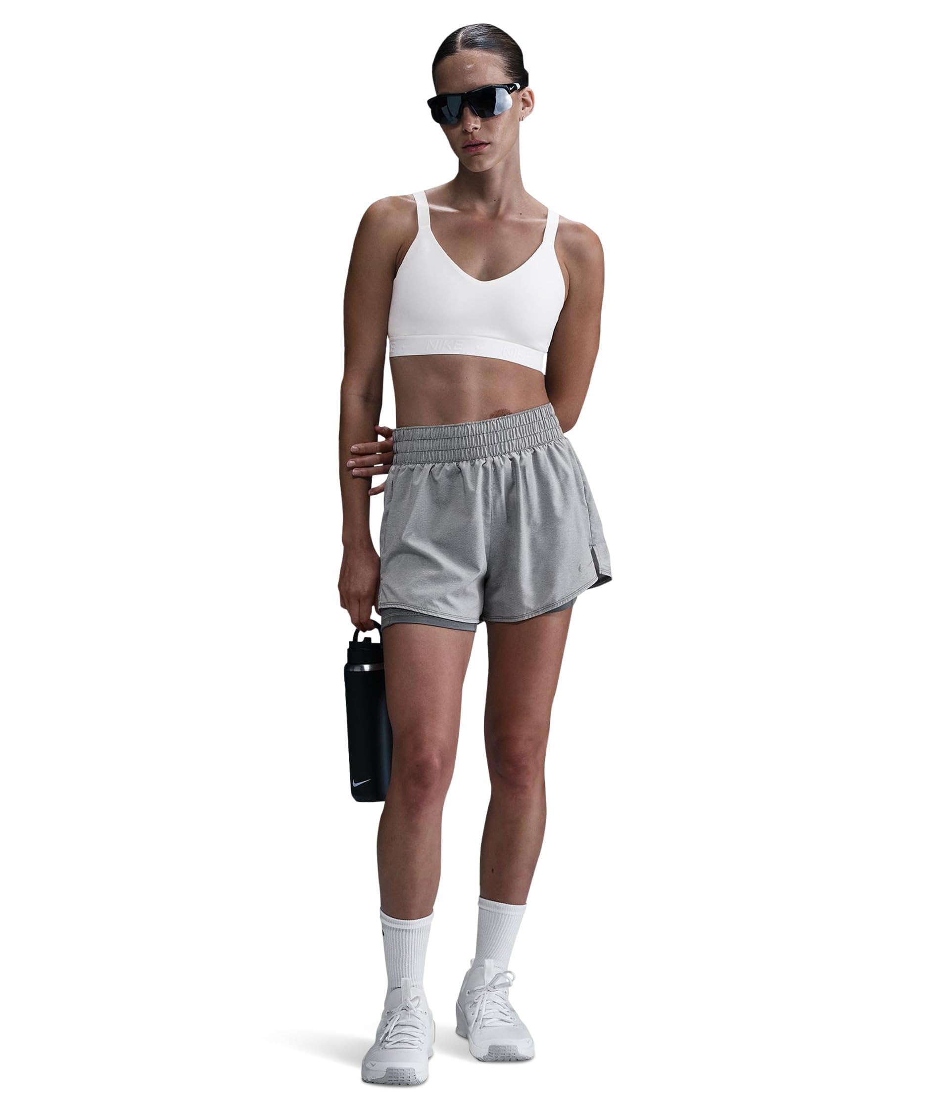 Nike Womens Dri-fit High-Waisted 3" 2-in-1 Shorts