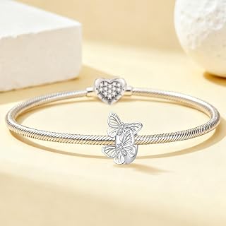 1 x Fashion Inlaid Butterfly Charm for Matching Jewelry