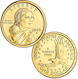 2000 P, D Native American (Sacagawea/Golden) Dollar 2 Coin Set Uncirculated