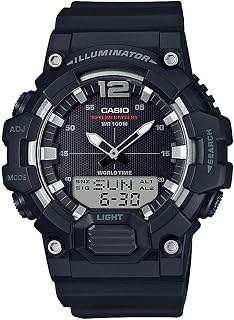 Casio Men's HDC-700-1AVCF Classic Analog-Digital Display Quartz Black Watch