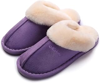 Women's Plush House Slippers Soft and Comfortable Non-Slip Winter Warmth Slippers