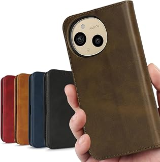 AQUOS Sense9 Case, Notebook Type, Sense9 Case SH-M29, Full Compatibility, SoftBank A405SH, docomo SH-53E, au SHG14, SIM Free, Aquos SH53E, Sharp, Notebook Cover, Retro, Green