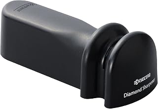 Kyocera DS20S Knife Sharpener, Manual Diamond Roll Sharpener, Diamond Whetstone, Spring Construction, For Both Ceramic and Metal Knives, Knife Sharpener