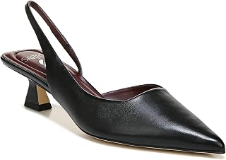 Franco Sarto Women's Devin Pointed Toe Kitten Heel Slingback PumpPump