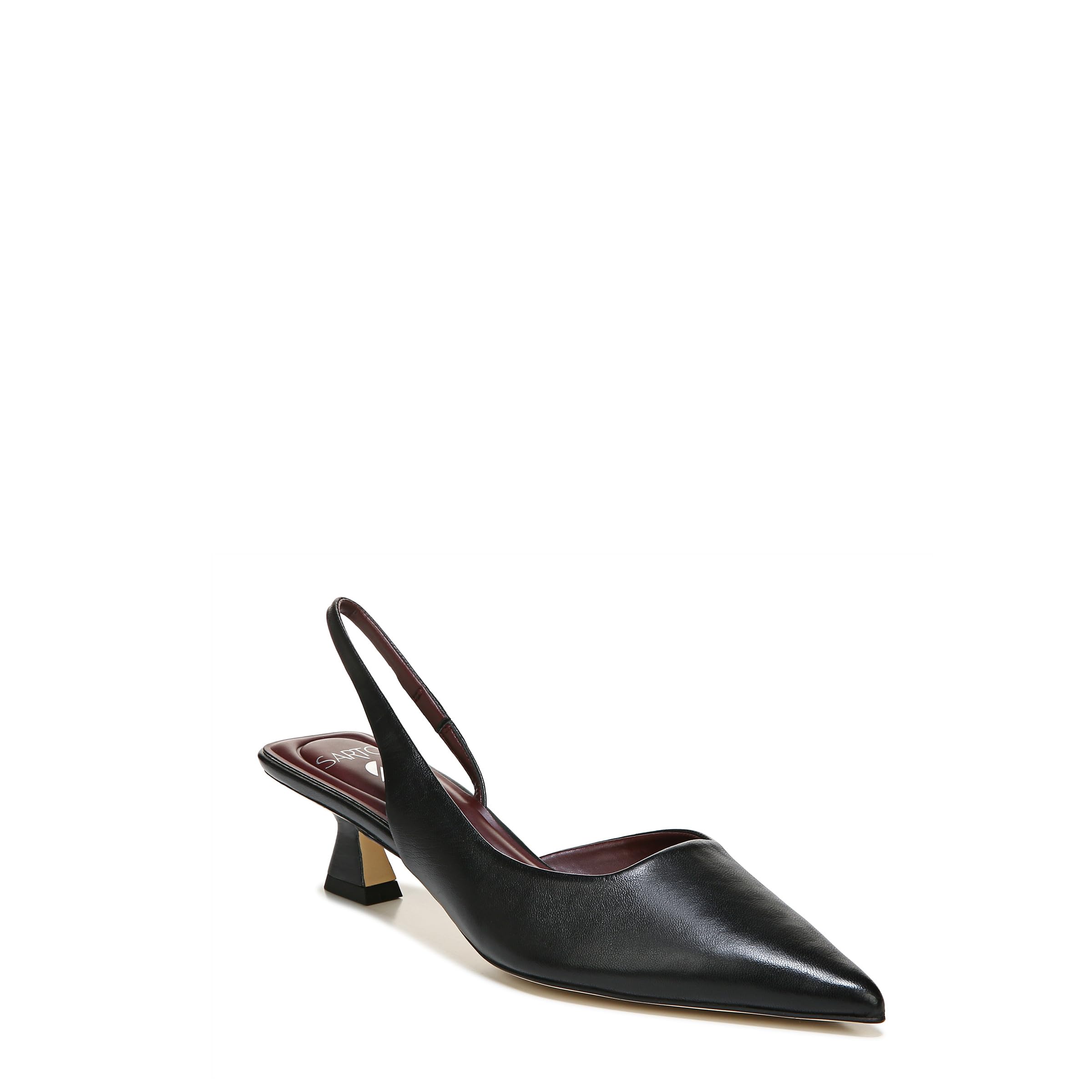 Franco Sarto Women's Devin Pointed Toe Kitten Heel Slingback PumpPump