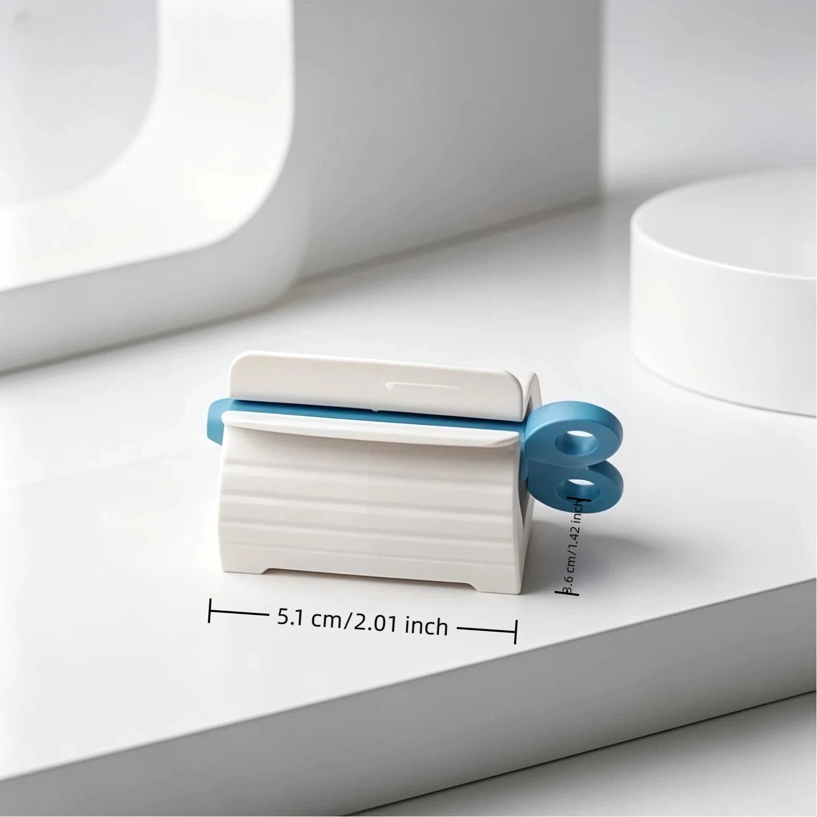 3 Pack Manual Toothpaste Dispenser No Waste Easy to Use for Bathroom Organizatio