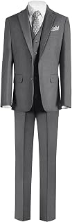 Boys Formal Suit Set 5 Pieces Slim Fit Ring Bearer Outfit