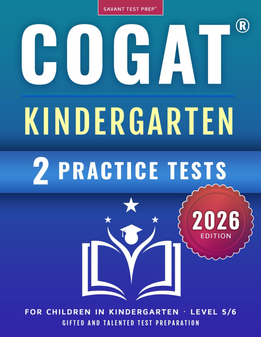 COGAT Kindergarten Test Prep: Gifted and Talented Test Preparation Book - Two Pr