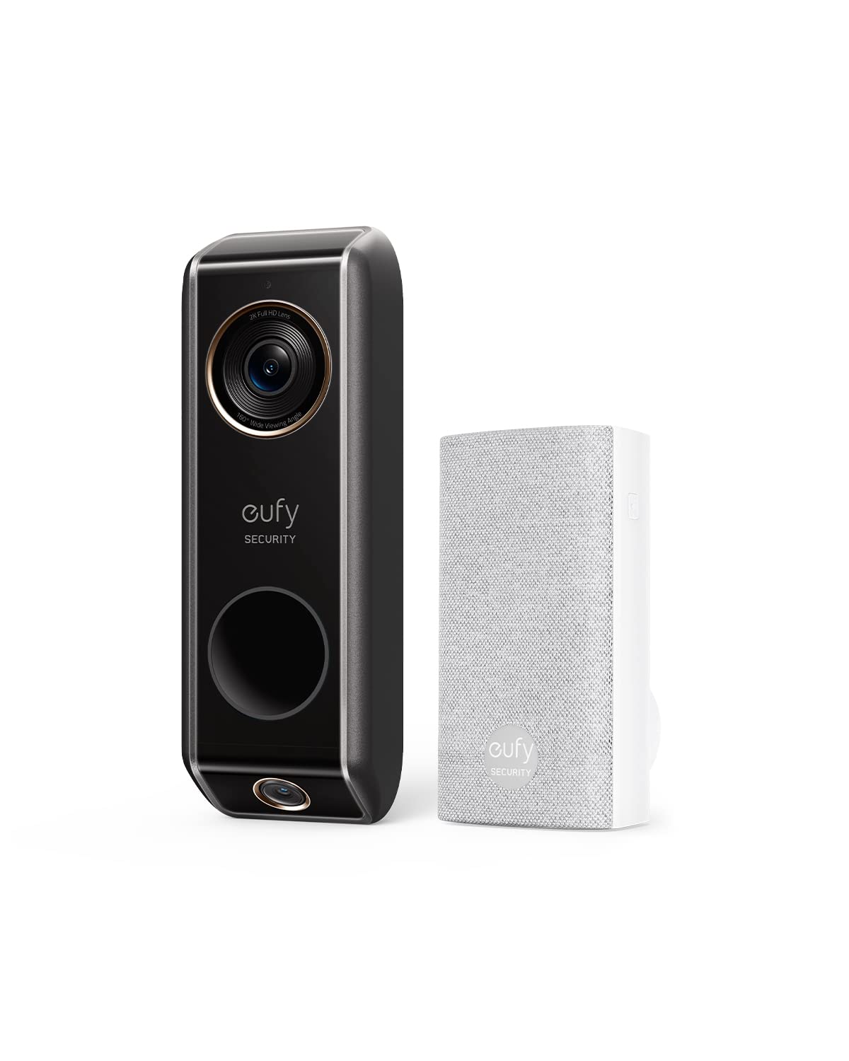 eufy Security Video Doorbell (Wired) S330 with Chime, Dual Cam, Delivery Guard, 