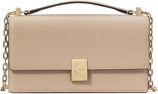 kate spade new york Deco Grained Leather Mini Flap Shoulder Strap