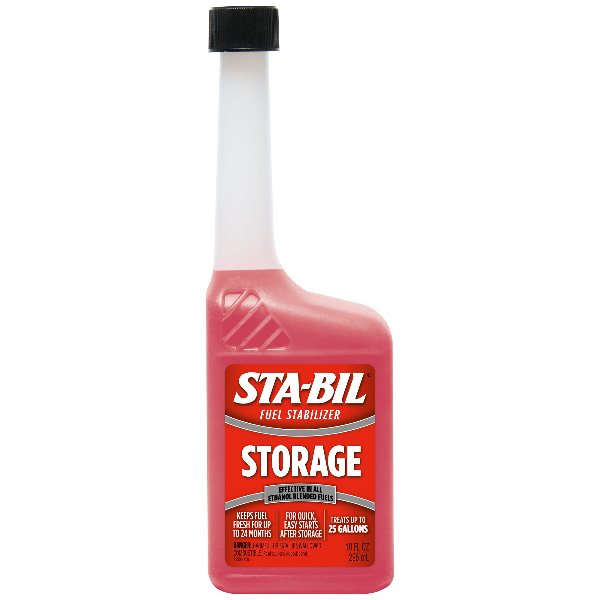 STA-BIL 22206 Fuel Stabilizer - 10 Fl oz. | Treats 25 gallons. Keeps fuel fresh 