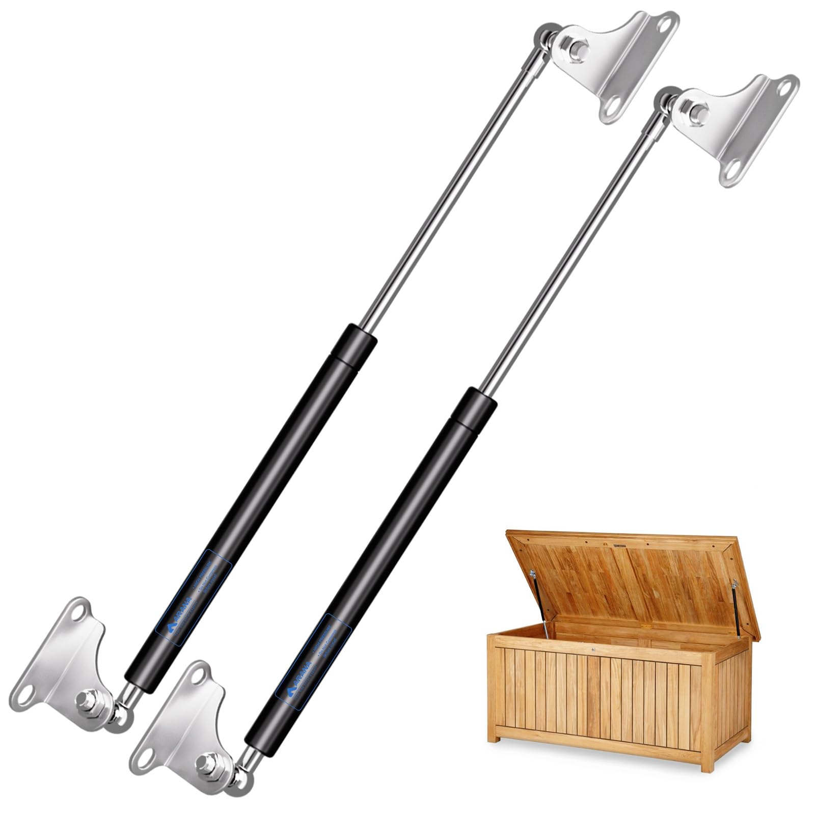 ARANA Universal 430MM 200N Heavy Duty Gas Struts with Mount 2PCS | 430MM 20KG Ga