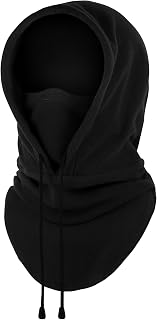 FEIKELUN Balaclava Ski Mask Snood Thermal Balaclavas for Men Winter Neck Warmer Women Snoods Windproof Fleece Hood Face Cover Hat Neck Gaiter for Motorcycle Fishing Walking Hiking Outdoor Sports