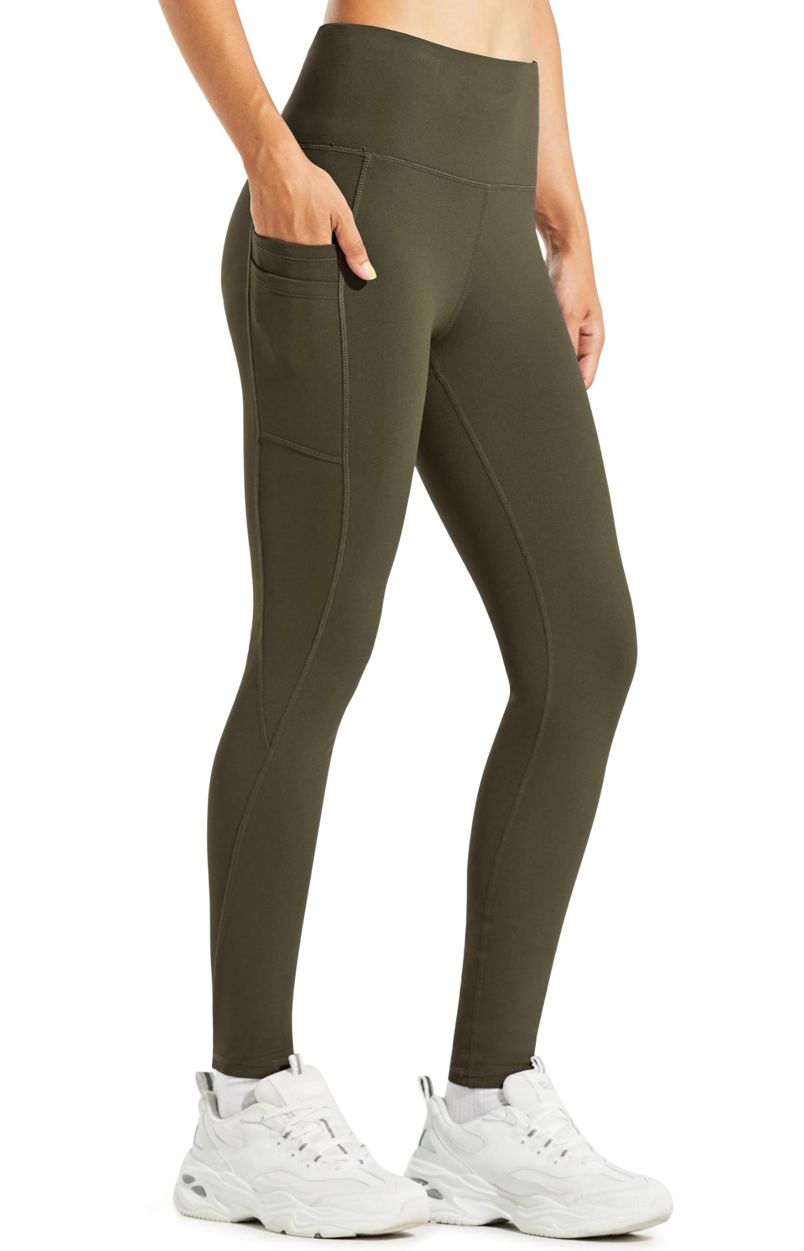 Libin Women's Winter High Waist Thermal Leggings