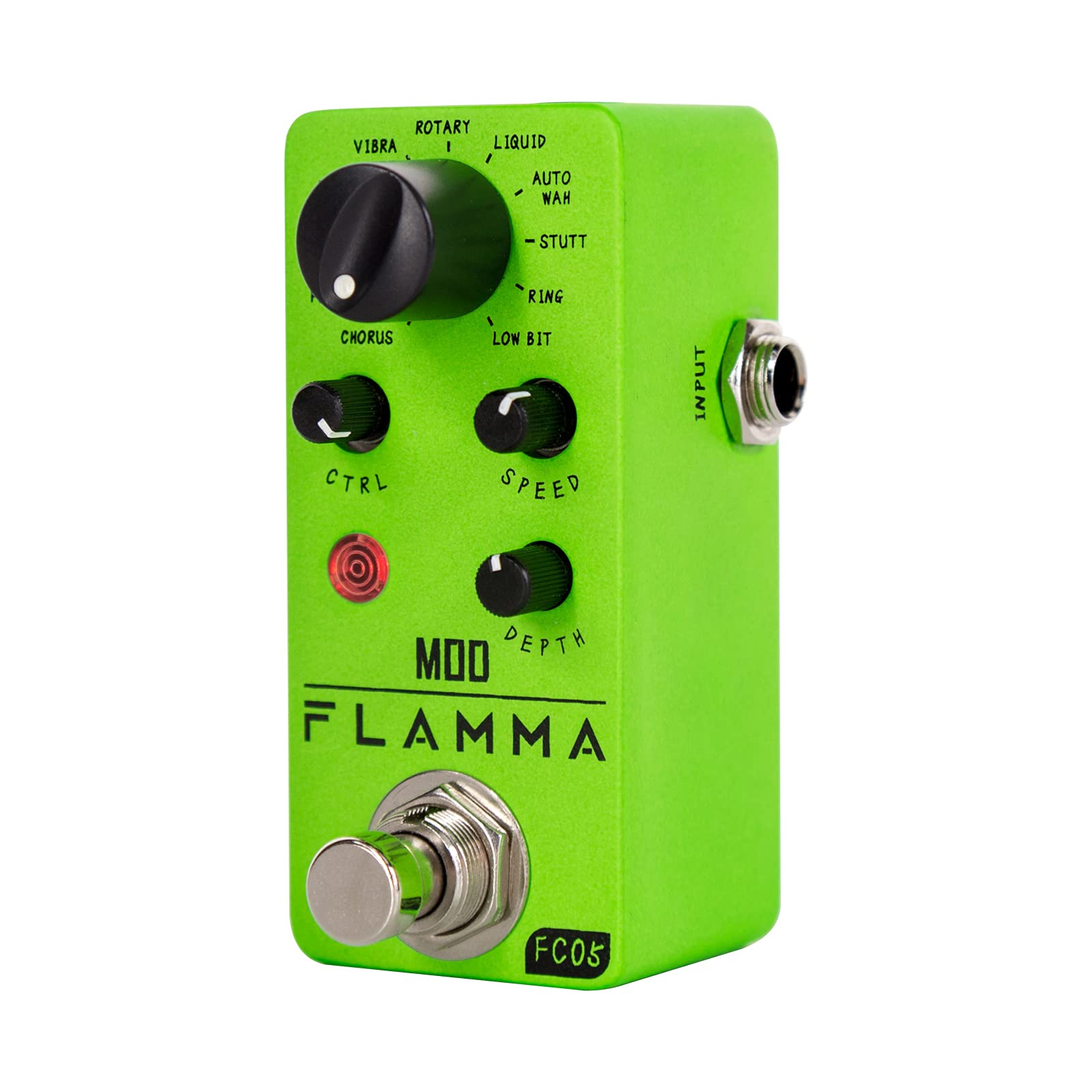 FLAMMA FC05 Modulation Guitar Pedal with Chorus Flanger Tremolo Phaser Vibrato R