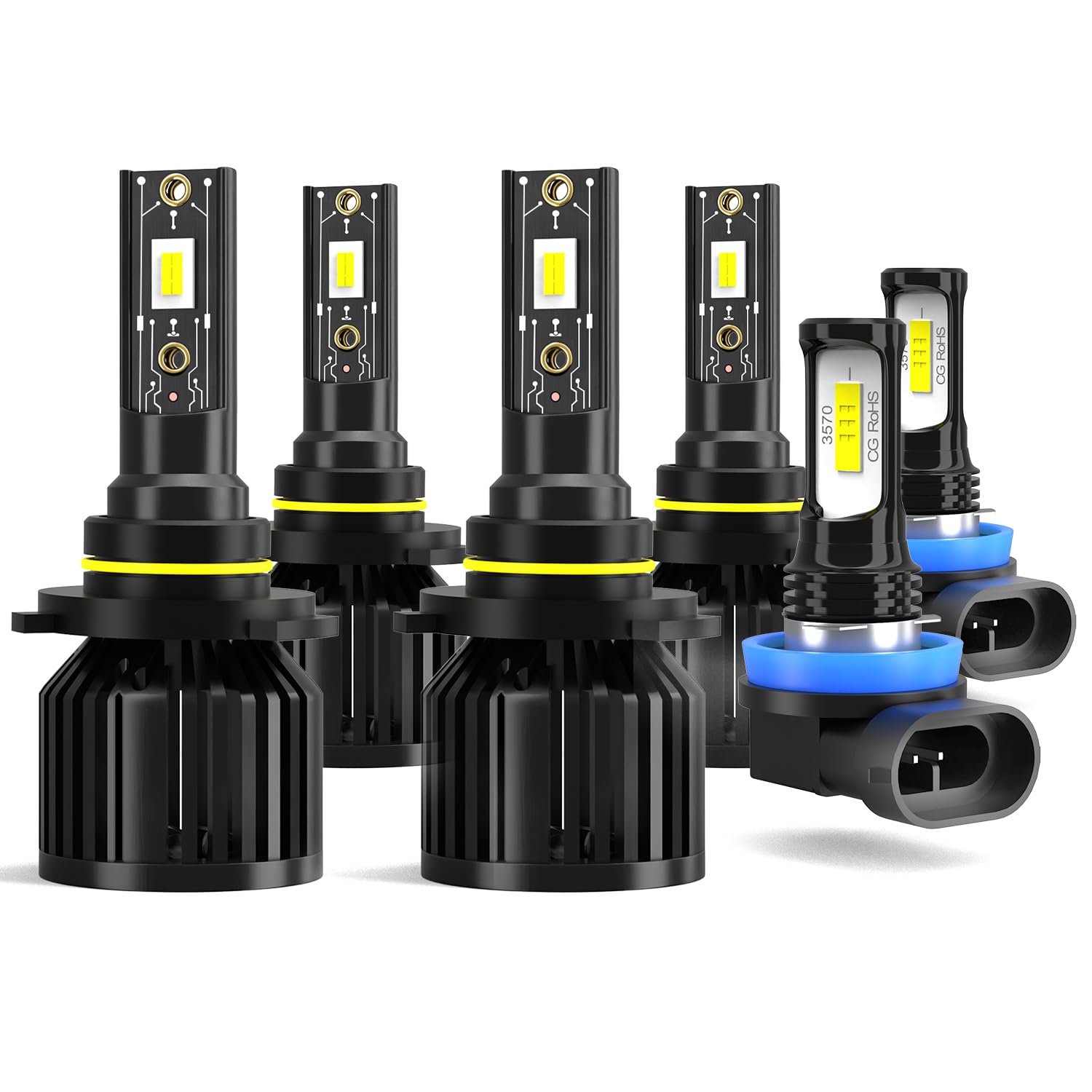 LED Headlight Bulbs Fit For Toyota Corolla 2009-2013 Light Bulbs,9005 High Beam 