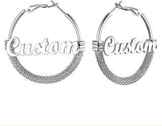 PROSTEEL 14K Gold PLated Hoop Earrings for Women Stainless Steel