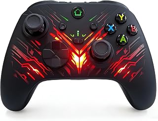 gamtooy X box 1 Controller, Gaming Remote for all series of X-box One Host and PC Win10+ with Programming Buttons, Turbo, LED Light, Firmware Upgrade Required From Third Party