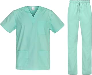 B-well Cesare Women's and Men's Sanitary Uniform | Unisex Women's and Men's Sanitary Uniform Set with Tunic and Trousers | Sanitary Uniforms