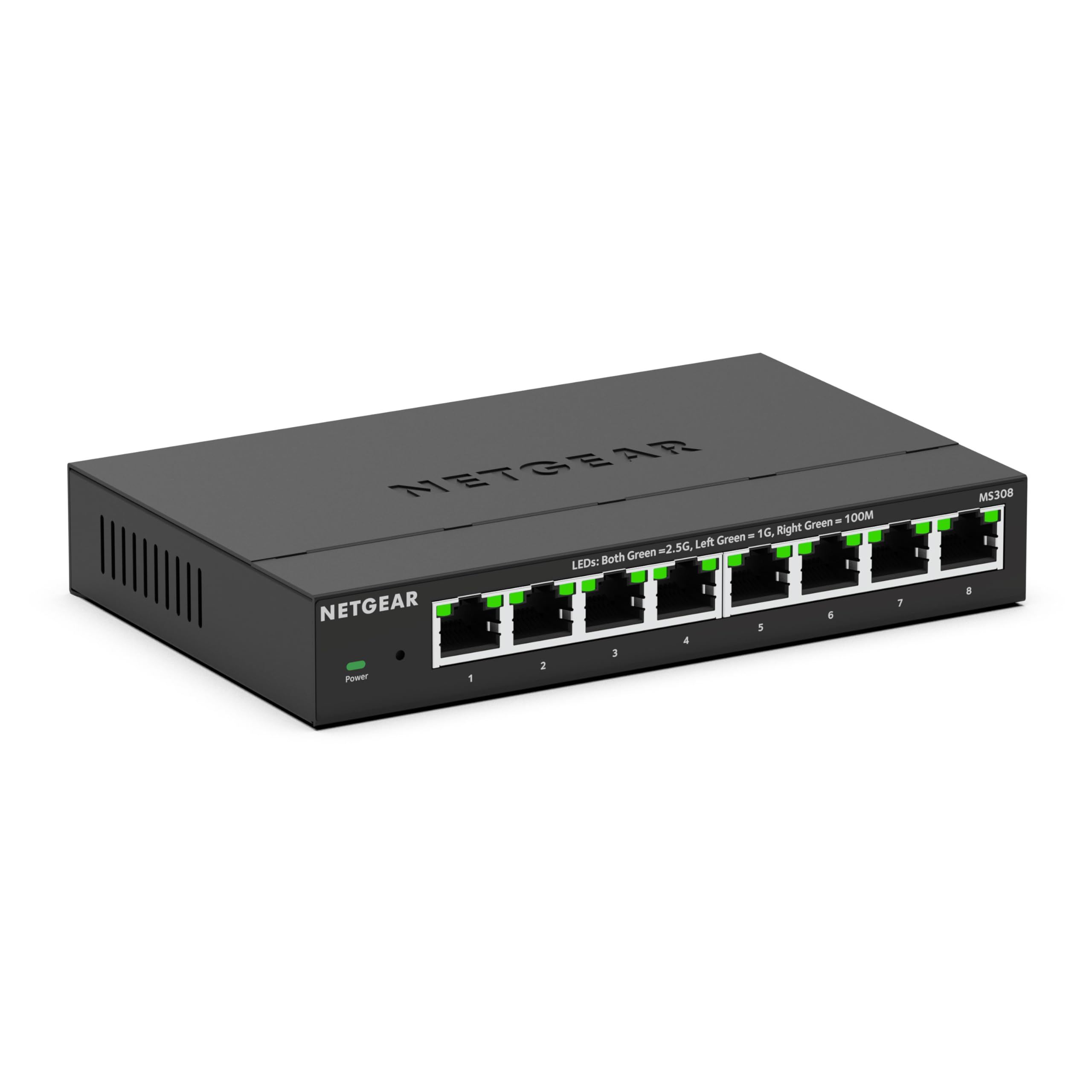 NETGEAR 8-Port 2.5G Multi-Gigabit Ethernet Unmanaged Network Switch (MS308) | 8 