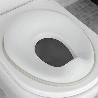 Jool Baby Potty Training Seat for Boys and Girls, Fits Round &amp; Oval Toilets, Non-Slip with Splash Guard, Includes Free Storage Hook (Sage)