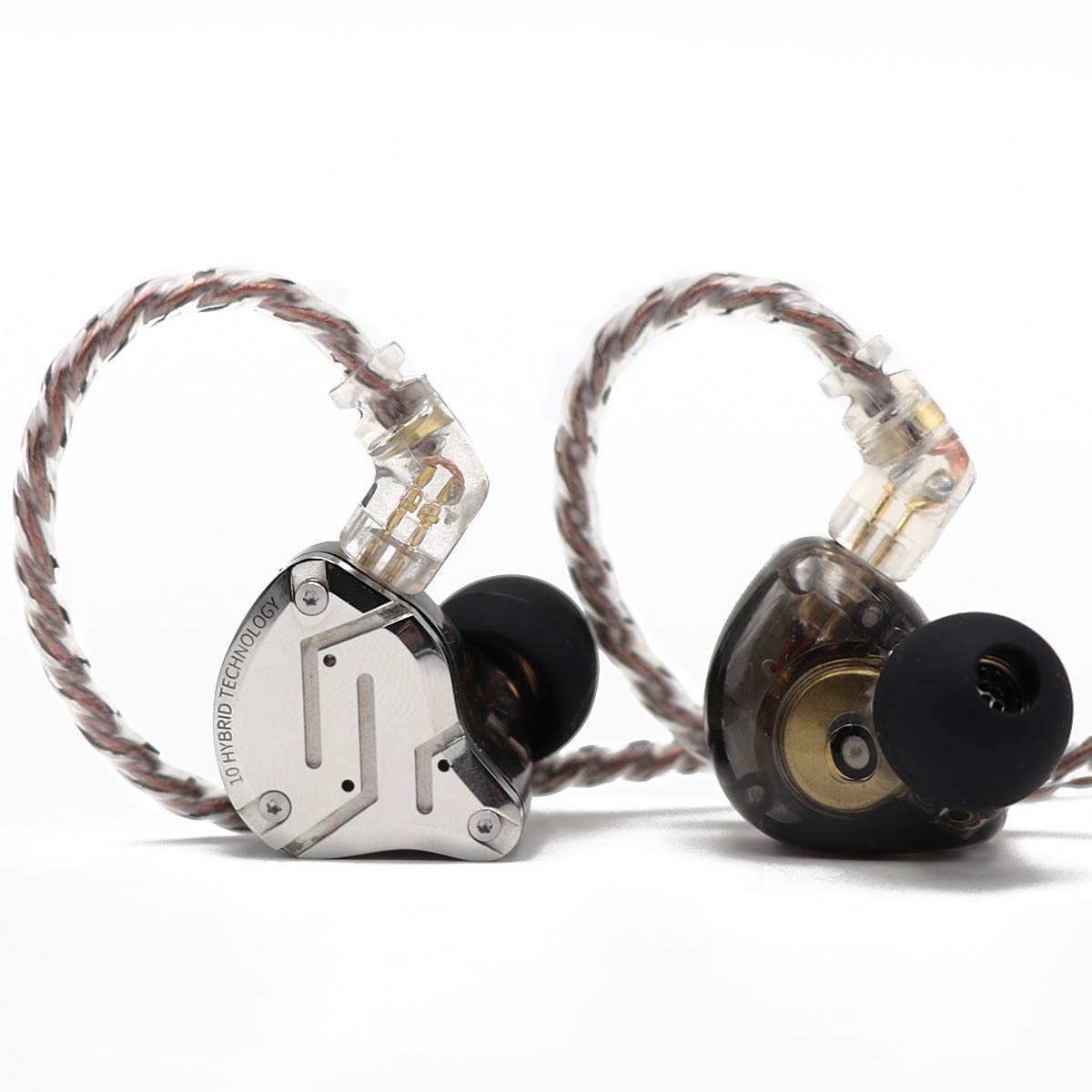 Linsoul KZ ZS10 Pro, 4BA+1DD 5 Driver in Ear Monitor, HiFi Wired Earbuds, Gaming