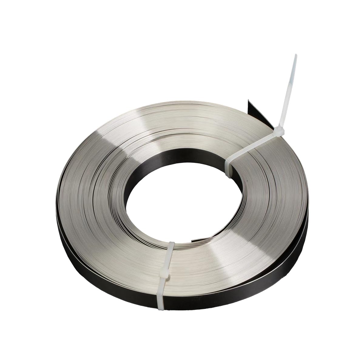 300 ft 304 Stainless Steel Strapping Coil Band, 3/4 in x 0.02 in (Thick), Cut-Re