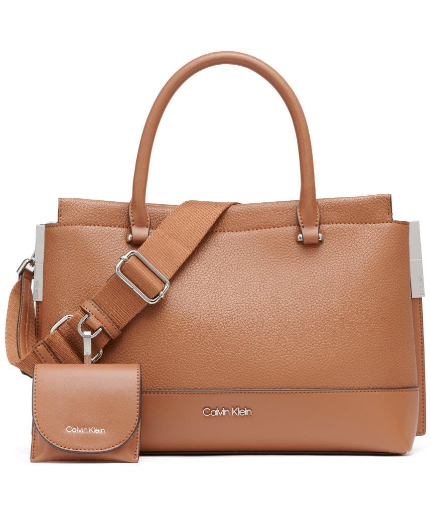 Calvin Klein Bianca Triple Compartment Satchel - Bianca - Women's Triple Compart