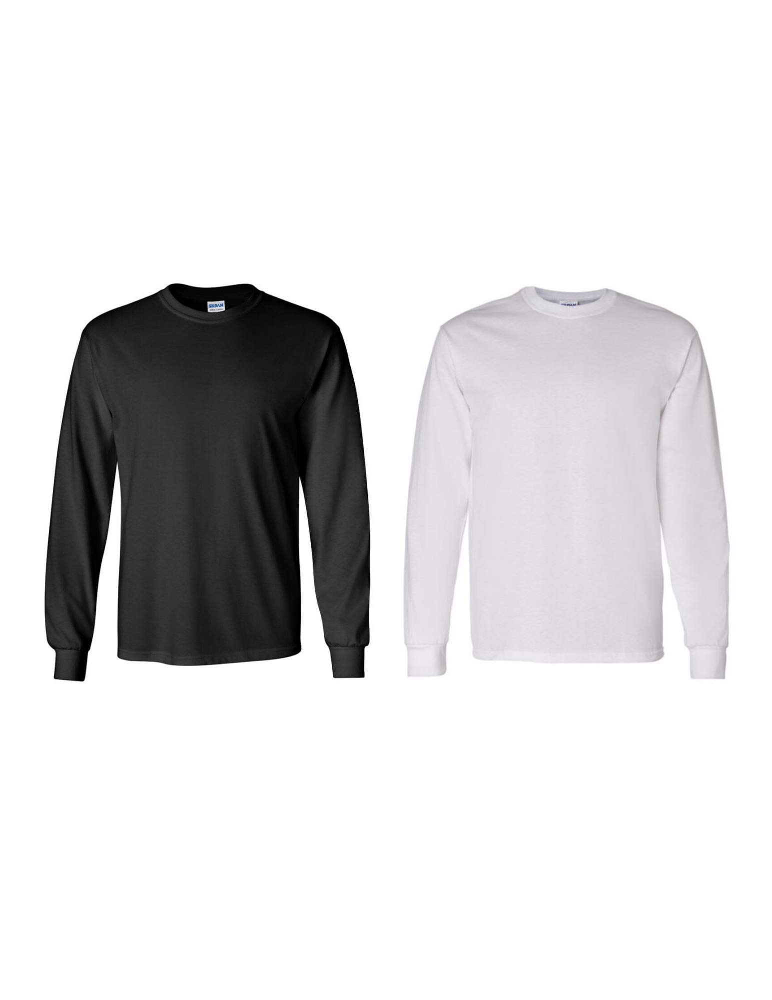 Gildan Unisex-Adult Heavy Cotton Long Sleeve T-Shirt, Style G5400, 2-Pack