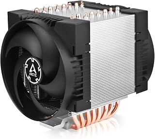 ARCTIC Freezer 4U-M - Server CPU Cooler for AMD and Intel, 4U & UP, 2 x 120 mm Fans, 400-2300 rpm, 4-Pin PWM Connector, 8 Heat Pipes