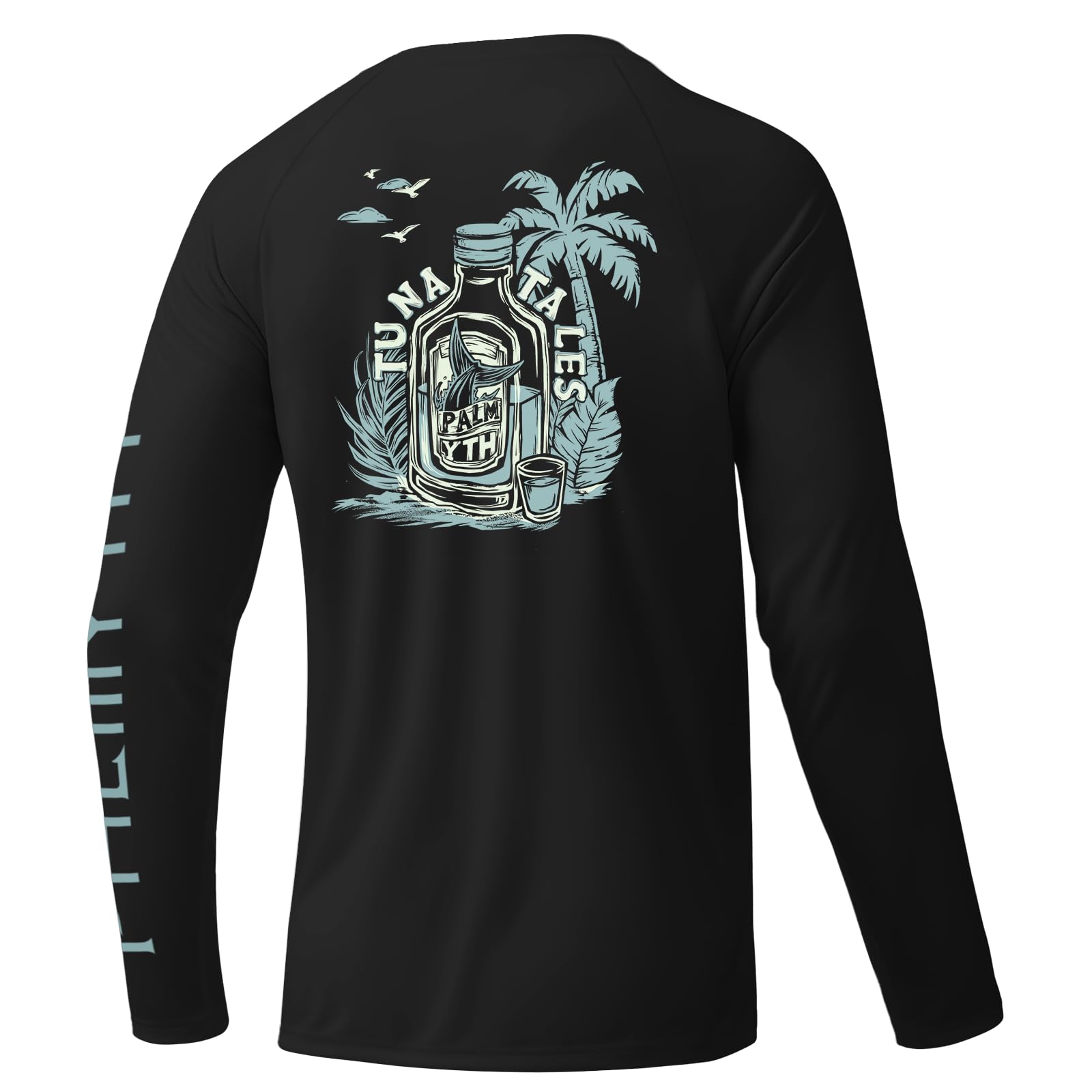 Palmyth Fishing Shirts for Men Long Sleeve UPF 50+ Sun Protection UV T Shirt Tee