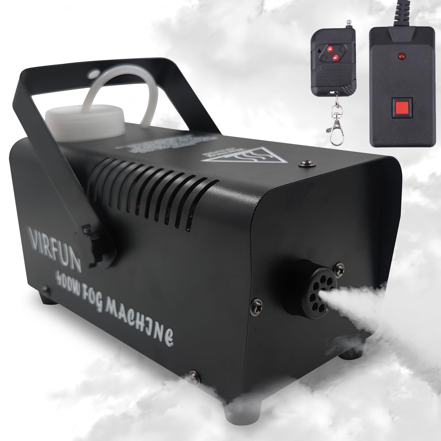 VIRFUN Fog Machine, Smoke Machine with Remote Control for Halloween, Party | Wir