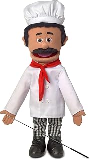 25" Chef Luigi, Full Body, Ventriloquist Style Puppet