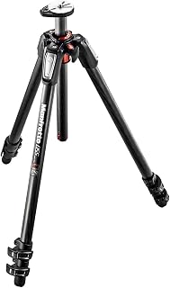 Manfrotto 055XPRO 3-Section Carbon Fiber Camera Tripod, Photographic Accessories, Travel Tripod for Mirrorless, DSLR for Content Creation and Professional Photographer