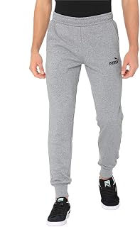 PUMA Ess 2 col Logo Pants FL Cl, Men's Trousers