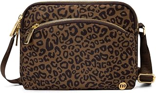 MEXS Everywhere Crossbody Bag 2L Metal Hardware, Casual Crossbody Bags for Women Travel Purse Shoulder Handbags Wallet